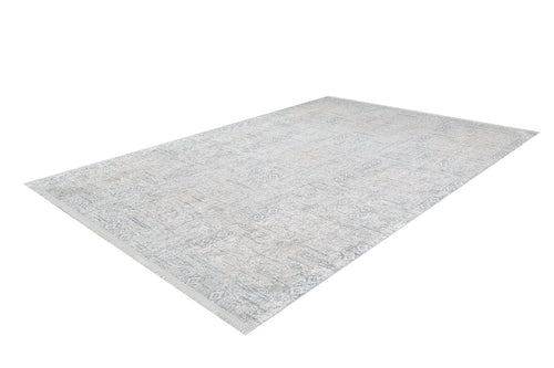 Modern Area Rug - White Digital Print Rug | Non Slip, Antibacterial Carpet