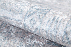 Modern Area Rug - White Digital Print Rug | Non Slip, Antibacterial Carpet