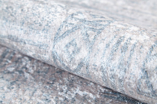 Modern Area Rug - White Digital Print Rug | Non Slip, Antibacterial Carpet