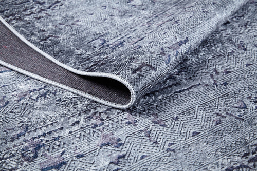 Purple Modern Area Rug – Digital Print Rug | Antibacterial, Non Slip Carpet