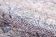 Busehr Beige Modern Digital Print Area Rug