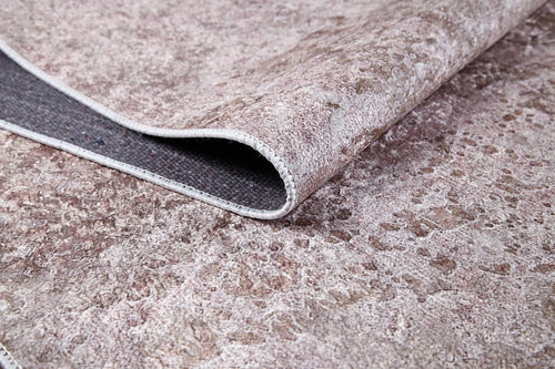 Digital Print Area Rug – Modern Beige Non Slip Washable Carpet for Living Room