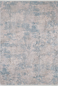 Malayer Blue Modern Digital Print Area Rug