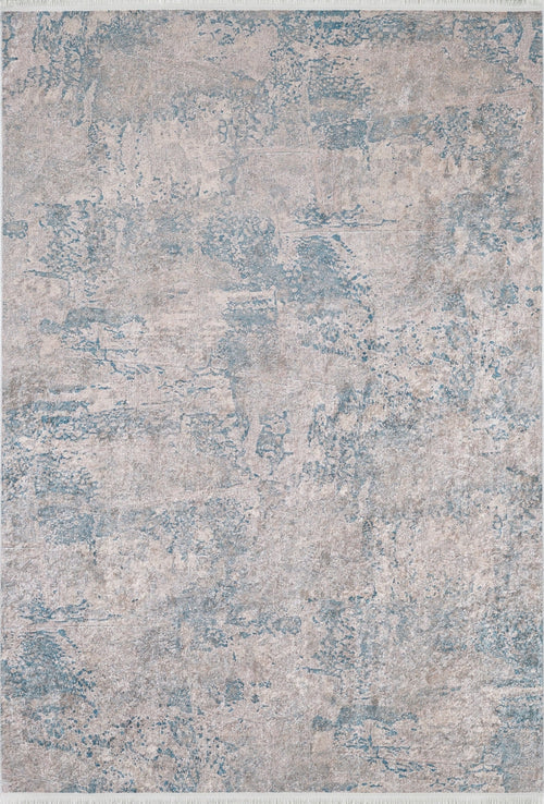 Malayer Blue Modern Digital Print Area Rug