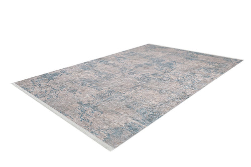 Malayer Blue Modern Digital Print Area Rug