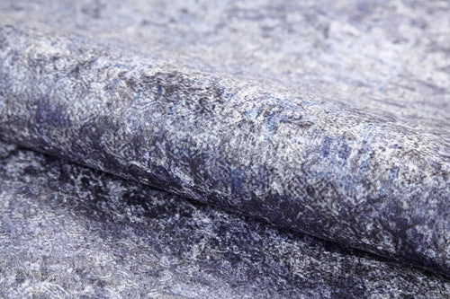 Bukan Purple Modern Digital Print Area Rug