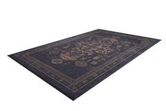 Modern Digital Print Rug – Anthracite Area Rug | Non Slip, Antibacterial Carpet