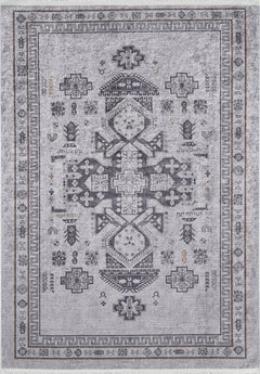 SanPablo Grey Modern Digital Print Area Rug