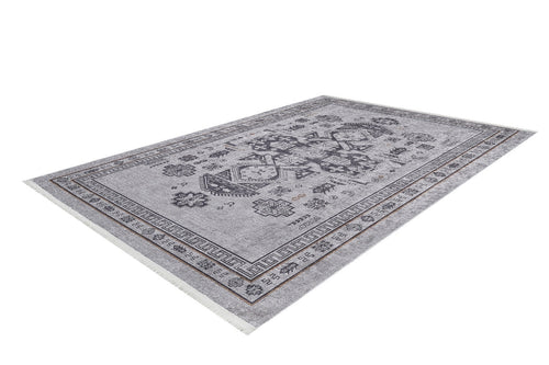 SanPablo Grey Modern Digital Print Area Rug