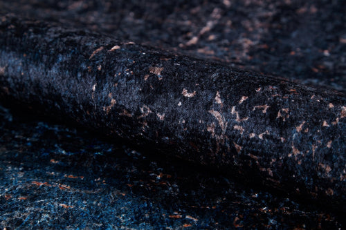 Modern Navy Area Rug - Digital Print Carpet | Antibacterial, Non Slip, Dust Free