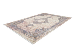 Naucalpan Beige Classic Digital Print Area Rug