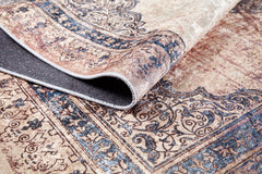 Naucalpan Beige Classic Digital Print Area Rug