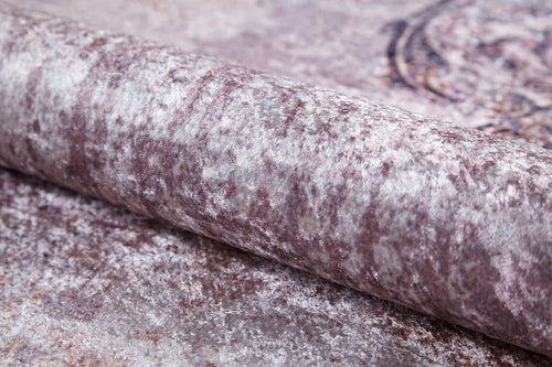 Digital Print Area Rug - Classic Brown Non Slip Antibacterial Carpet for Living Room