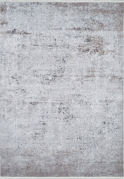 Modern Digital Print Rug – Grey Area Rug | Non Slip Antibacterial Carpet