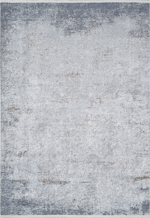 Modern Area Rug – Grey Digital Print Carpet | Non Slip, Antibacterial, Washable