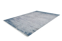 Modern Digital Print Rug - Blue Area Rug Non Slip Washable Carpet