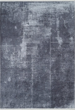 Modern Digital Print Rug - Pakdest Anthracite Area Rug | Non Slip, Washable Carpet