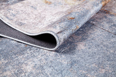 Modern Grey Area Rug – Digital Print Carpet | Non Slip Antibacterial Floor Covering