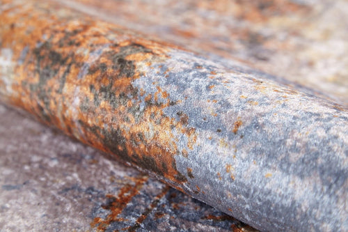 Modern Grey Area Rug – Digital Print Carpet | Non Slip Antibacterial Floor Covering