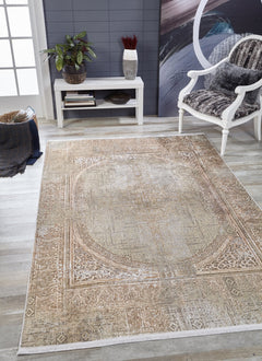 Torbat Gold Classic Digital Print Area Rug