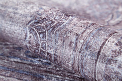 Purple Area Rug – Classic Digital Print Carpet | Non Slip, Antibacterial, Washable