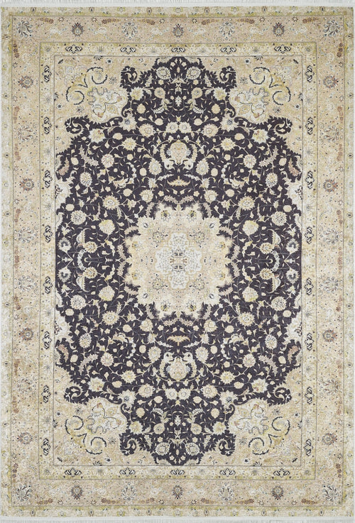 Digital Print Area Rug - Green Classic Non Slip Antibacterial Carpet for Living Room