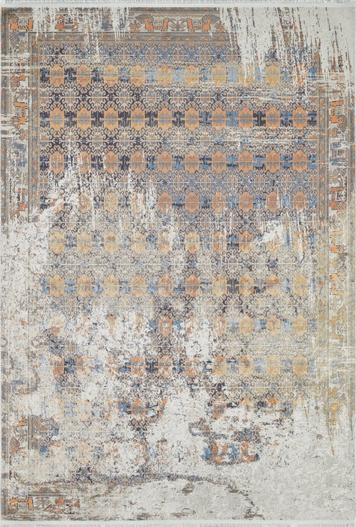 Vintage Area Rug – Beige Digital Print Carpet | Antibacterial, Non Slip, Washable