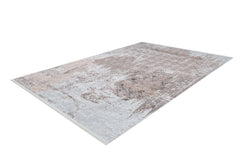 Digital Print Area Rug | Beige Classic Style Carpet - Non Slip, Antibacterial