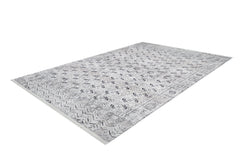 Modern Digital Area Rug - Beige Non Slip Washable Carpet for Living Room