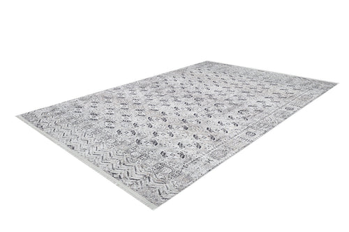 Modern Digital Area Rug - Beige Non Slip Washable Carpet for Living Room