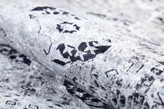 Modern Digital Area Rug - Beige Non Slip Washable Carpet for Living Room