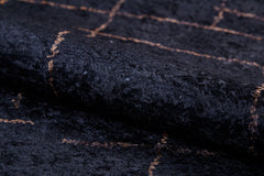 Guanajuato Black Modern Digital Print Area Rug