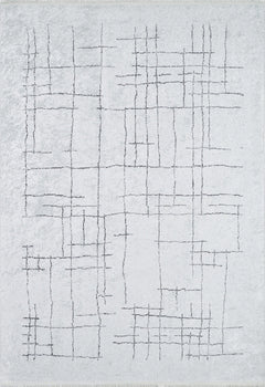 Modern Area Rug – Grey Digital Print Carpet | Antibacterial, Non Slip, Dust Free