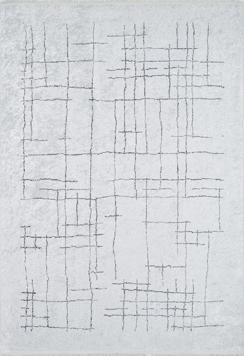 Modern Area Rug – Grey Digital Print Carpet | Antibacterial, Non Slip, Dust Free