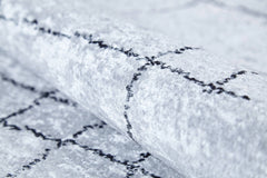 Modern Area Rug – Grey Digital Print Carpet | Antibacterial, Non Slip, Dust Free