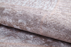 Beige Patchwork Area Rug - Digital Print Rug | Antibacterial, Non Slip Carpet