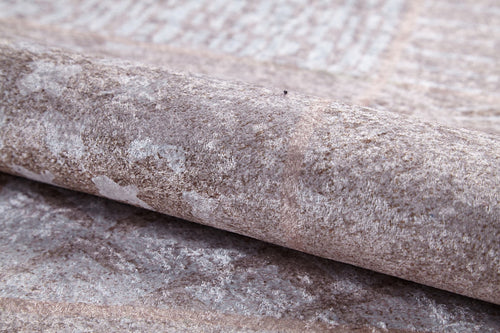 Beige Patchwork Area Rug - Digital Print Rug | Antibacterial, Non Slip Carpet