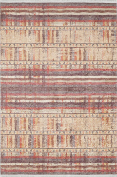 Yellow Geometric Rug - Coimbatore Digital Print Area Rug With Non Slip Feature