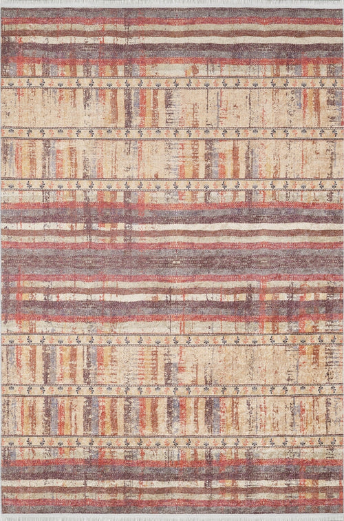 Yellow Geometric Rug - Coimbatore Digital Print Area Rug With Non Slip Feature