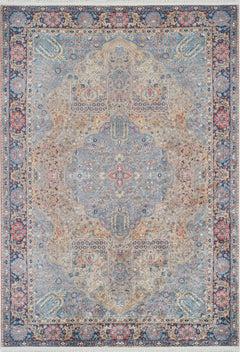 Blue Area Rug – Non Slip Digital Print Rug | Antibacterial Classic Carpet