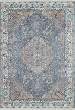 Classic Blue Area Rug – Digital Print Rug | Non Slip, Antibacterial Carpet