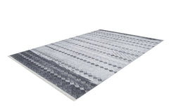 Sinaloa Grey Geometric Digital Print Area Rug