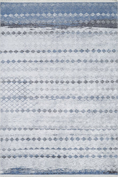 Gutierrez Grey Geometric Digital Print Area Rug