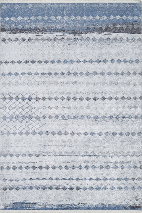 Gutierrez Grey Geometric Digital Print Area Rug