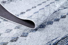 Gutierrez Grey Geometric Digital Print Area Rug