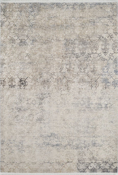 Beige Area Rug – Digital Print Classic Non Slip Carpet for Living Room Use