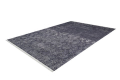 Grey Classic Area Rug – Digital Print Carpet | Antibacterial, Non Slip, Washable