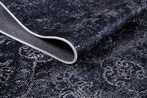 Grey Classic Area Rug – Digital Print Carpet | Antibacterial, Non Slip, Washable