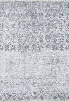 Brzeziny Grey Classic Digital Print Area Rug