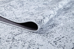 Brzeziny Grey Classic Digital Print Area Rug